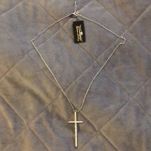 Silver Cross necklace